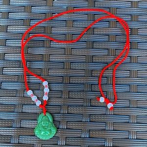 Jade Buddha necklace